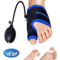 Bunion Corrector and Toe Straightener & Adjustable Orthopedic Pneumatic Bunion Splints Relief Hallux Valgus Bunion Pain with Splint Aid Treatment for Women and Men (Left Foot)