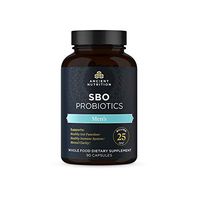 SBO Probiotics Men’s, 25 Billion CFUs* Per Serving, Digestive and Immune Support, Soil Based Organisms Blend and Organic Fermented Botanical Blend, Whole Food Supplement, 90 Capsules