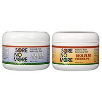 Sore No More Cool & Warm Therapy Natural Pain Relieving Gel, 8 Oz Each