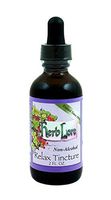 Relax Tincture - Non Alcohol - 2 Ounce - Natural Anxiety Relief and Stress Relief Liquid Supplement for Kids and Adults - Herb Lore
