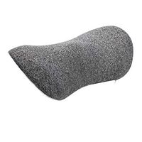Fan-Ling Lumbar Support Pillow for Sleeping Soft Memory Foam Lower Back Support Cushion,Lightweight,Easy to Use,Comfortable,Non-threatening (Gray)
