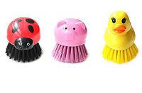 Diamond Visions 01-1374 Animal Scrub Brush MultiPack in Assorted Animals (2 Brushes)