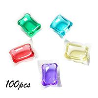 Weisfe78 10/50/100 pcs Portable Laundry Gel Bead Capsules Travel Washing Liquid Pod Cleaner Cleaning, Laundry Ball Beads, Cleaning Supplies Easter Accessories Gifts