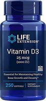 Life Extension Vitamin D3 1000 IU 250 Softgels (Packaging May Vary)