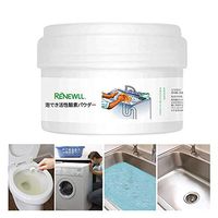 Efaster Fast Foaming Cleaner, for Toilet Washing Machine Wewer Sink Floor Tile Kitchen Sewer Pipes Through Deodorant,Breaks Down Grease, Paper,Fat & Oil in Drain Lines, Sewer Lines (White)