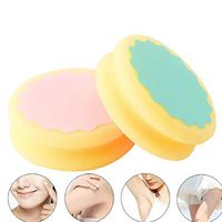 Sinwo Amazing Magic Painless Hair Removal Depilation Sponge Pad Remove Hair Remover Effective (2pcs A)