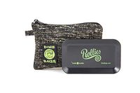 Dime Bags All-In-One Padded Pouch - Padded Bag w/Rolling Tray & Removable Smell Proof Pouch (Concrete, 7-Inch)
