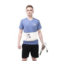 ALPHAY Pain Relieve Waist Posture Lumbar Decompression Spinal Air Traction Belt with CE & FDA Approved(XL,White)
