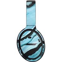 Skinit Decal Audio Skin for Bose QuietComfort 35 II Headphones - Officially Licensed Originally Designed Aqua Blue Marble Ink Design