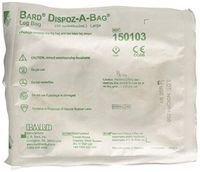 Cr Bard Leg Bag Withlatex Straps, Brd150103h, 1 Pound