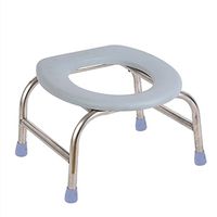Fly Toilet Toilet Stainless Steel Portable Bath Stool Elderly/Disabled Toilet Stool (Size : 2)