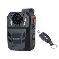 BOBLOV Amba Body Camera GPS 1296P Body Worn Mounted Camera 170 Degree 9Hours Recording with Extra Remote Controller (Built-in 64G with GPS)