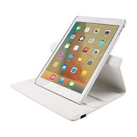 Businda 9.7 Inch ipad Case for iPad Air, 360 Degrees Rotating Stand Case,Folio Book Cover Designed,Slim & Light, Protective Case for Apple iPad Air 9.7 inch (iPad air, White)