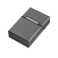 Tpingfe Smoking Cigarettes Aluminum Cigarette Case Cigar Tobacco Holder Pocket Box (A)