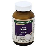 Central Market Vegan Niacin 500mg Tablets 100 ct