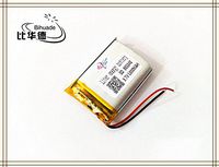 BIHUADE 3.7V 1000MAH 803040 Polymer Lithium Battery for MP4 GPS MP3 Bluetooth Stereo DIY Gift
