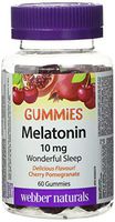 Webber Naturals Webber Naturals Melatonin, 10 Mg Gummy 60 Count