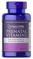 Puritan's Pride Prenatal Vitamins-100 Caplets
