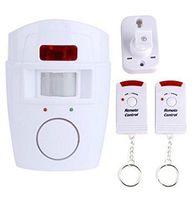 BW Wireless PIR Infrared Motion Sensor Detector with 2pcs Remote Controllers Door Window Anti-Theft Home Alarm Security Systems