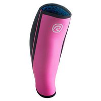 Rehband Rx Calf/Shin Support - XSmall – Pink/Black - Shin Guard Sleeves for Crossfit Training, Team Sports + Running – 5mm Neoprene Sports Protective Gear for Support & Recovery