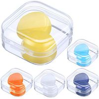 Ear Plugs Silicone Sleeping Earplugs Swimming Earplugs Sound Blocking Reduction Ear Plugs Moldable Ear Plugs with Carry Cases for Sleeping, Shooting, Study, Swimming (100Pcs/50 Pairs)