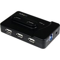 Brand New Startech.Com 6 Port Usb 3.0 / Usb 2.0 Combo Hub With 2A Charging Port - 2X Usb 3.0 & 4X Usb 2.0 - Usb - 6 Usb Port(S) "Product Category: I/O & Storage Controllers/Usb/Firewire Adapters"