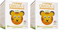 Coromega Kids Omega 3 Supplement, 30 Count - 2 Pack