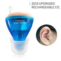 YorkSound Hearing Amplifier, Hearing Amplifier Rechargeable for Seniors or Adults, Easy to Hide and Comfortable to Wear with Function Tinnitus Masker & Volume Control