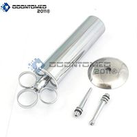 OdontoMed2011 New Ear Wax Removal Syringe 4 OZ- Brass with Chrome Finish Veterinary Instruments ODM