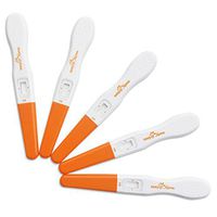 Easy@Home 5 Ovulation Predictor Kit Test Sticks - Midstream Fertility Tests Powered by Premom Ovulation Predictor App, 5 LH Tests