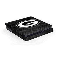 Skinit Decal Gaming Skin for PS4 Slim - Officially Licensed NFL Green Bay Packers Black & White Design
