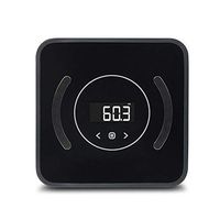 JXSHQS Weight Scale Household Health Scale Drawing Silicone Anti-Collision Weighing 150kg Intelligent Body Fat Body Fat Scale (Color : White, Size : 25225231mm)