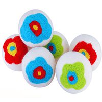Wool Dryer Balls - 6 Lot Anti-Static Lint-Free Pet Hair Removal Cleaner Wool Dryer Balls for Laundry Animal Hair Catcher,Organic Fabric Softener Dryer Sheets as Mother's Day Gift