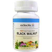 Eclectic Institute, Black Walnut, 400 mg, 90 Veggie Caps