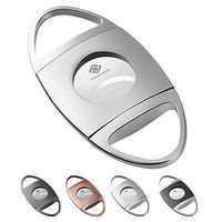 Premium Quality Guillotine Cigar Cutter | Sharp Double Blades | Stainless Steel | 60 Gauge Max