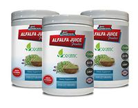 antioxidant Blend - Alfalfa Juice Powder - Organic Dietary Supplement - superfood Powder Vitamin c - 3 Cans 24 OZ (150 Servings)