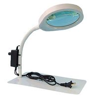 ZPDFDJ Large Hands Free or Handheld Portable Illuminated Magnifier LED Lighted 8X 10X Folding Magnifying Glass with Stand for Reading, Repair, Hobby, Crafts, Soldering, Needlework.