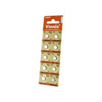 10 x Vinnic Size LR59 V396 396 AG2 L726 Alkaline Watch Battery