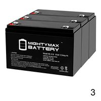 Mighty Max Battery 6V 12AH F2 SLA Replacement Battery for Streamlight SL40PF - 3 Pack Brand Product