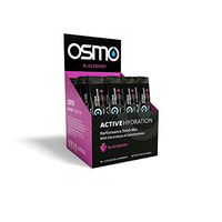 OSMO Nutrition - Active Hydration - During-Exercise Hydration Powdered Drink Mix - Fastest Way to Rehydrate - Improves Power Output & Endurance - Blackberry - 24 Single Servings