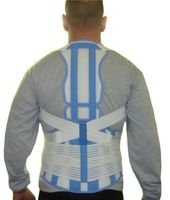 Prolineonline Deluxe Posture Brace & Back Lumbar Support Combined Size = Medium