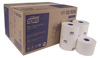 Tork Advanced 110292A High Capacity Bath Tissue Roll, 2-Ply, 3.94" Width x 3.75" Sheet Length, White (Case of 36 Rolls, 1000 per Roll, 36,000 Sheets) Use with Tork 555620, 555628