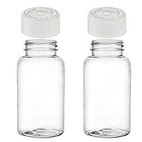 WALLER PAA 10 Empty Plastic Pill Bottles Medicine Container Vitamin Capsule Drug Holder
