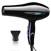 QAZWSXE Hair Dryer Travel 2000w,Hair Dryer Hook Design Comfortable Non-Slip Handle 5-Speed Adjustment Removable Rear Cover Large Wind High Power Uniform Air Outlet
