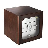 None Chianti m Deluxe Walnut and Aluminium humidor