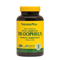 NaturesPlus Tri-Dophilus - 3 Billion Cells, 120 Vegetarian Capsules - Maximum Potency Probiotic Supplement - Friendly Intestinal Bacteria - Gluten-Free - 120 Servings