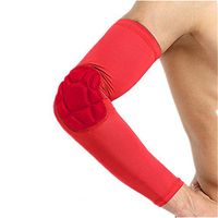 TOPSHION Basketball Armguards Extended Anti-collision Elbow Elbow Joint Guard Arm Sleeve for Outdoor Sports(1 pair)