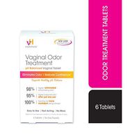 vH essentials pH Balanced Vaginal Odor Treatment Tablets - 6 Tablets With Applicator