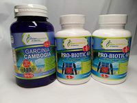 Garcinia Cambogia 95% HCA Extract + Probiotic 40 Billuion CFU's - Freeze Compulsive Cravings and Burn Stubborn Fat Fast!