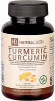 HerbalBox Turmeric Curcumin Anti-Inflammatory Natural Dietary Supplement, Anti-Oxidant, Premium Pain Relief and Joint Support with 95% Standardized Curcuminoids, 90 Capsules